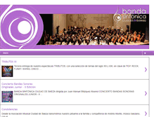 Tablet Screenshot of bandasinfonicadebaeza.com